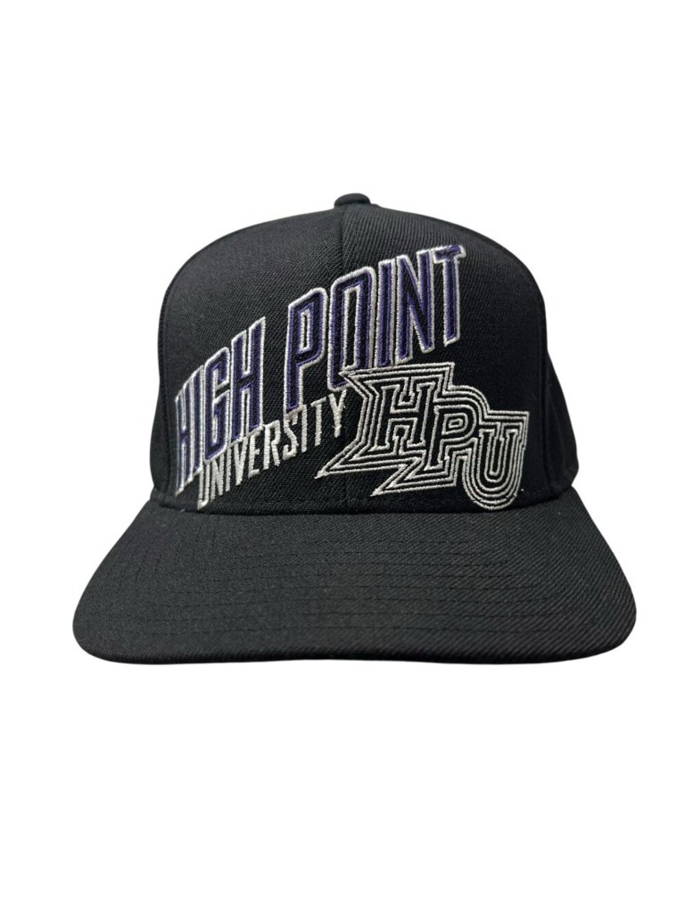 High Point University Panthers HPU Adidas Wool Snapback Hat Cap North Carolina